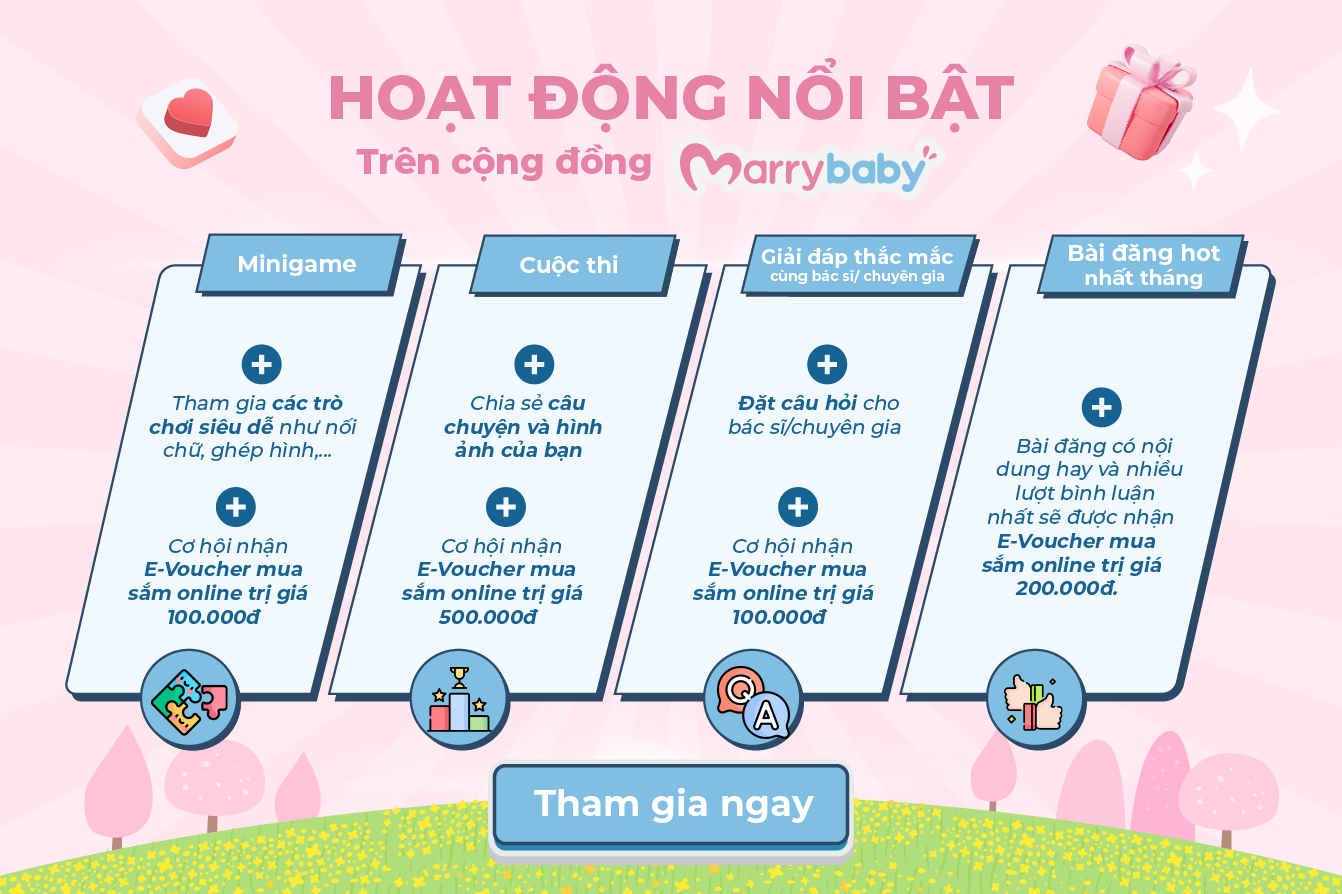 QUÀ TẶNG - NHUẬN BÚT HẤP DẪN TRÊN CỘNG ĐỒNG MARRYBABY 