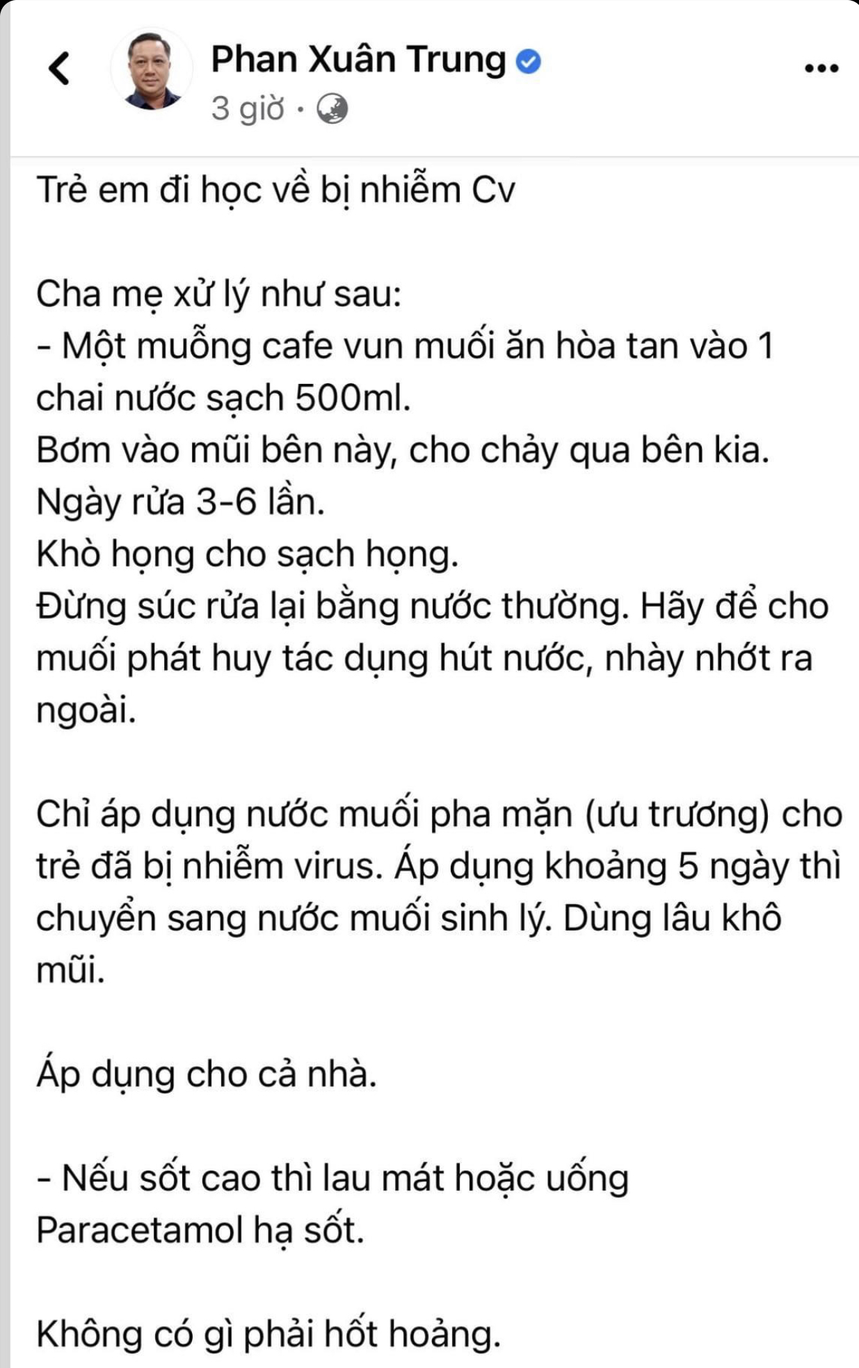 Trẻ em bị covid phải làm sao?