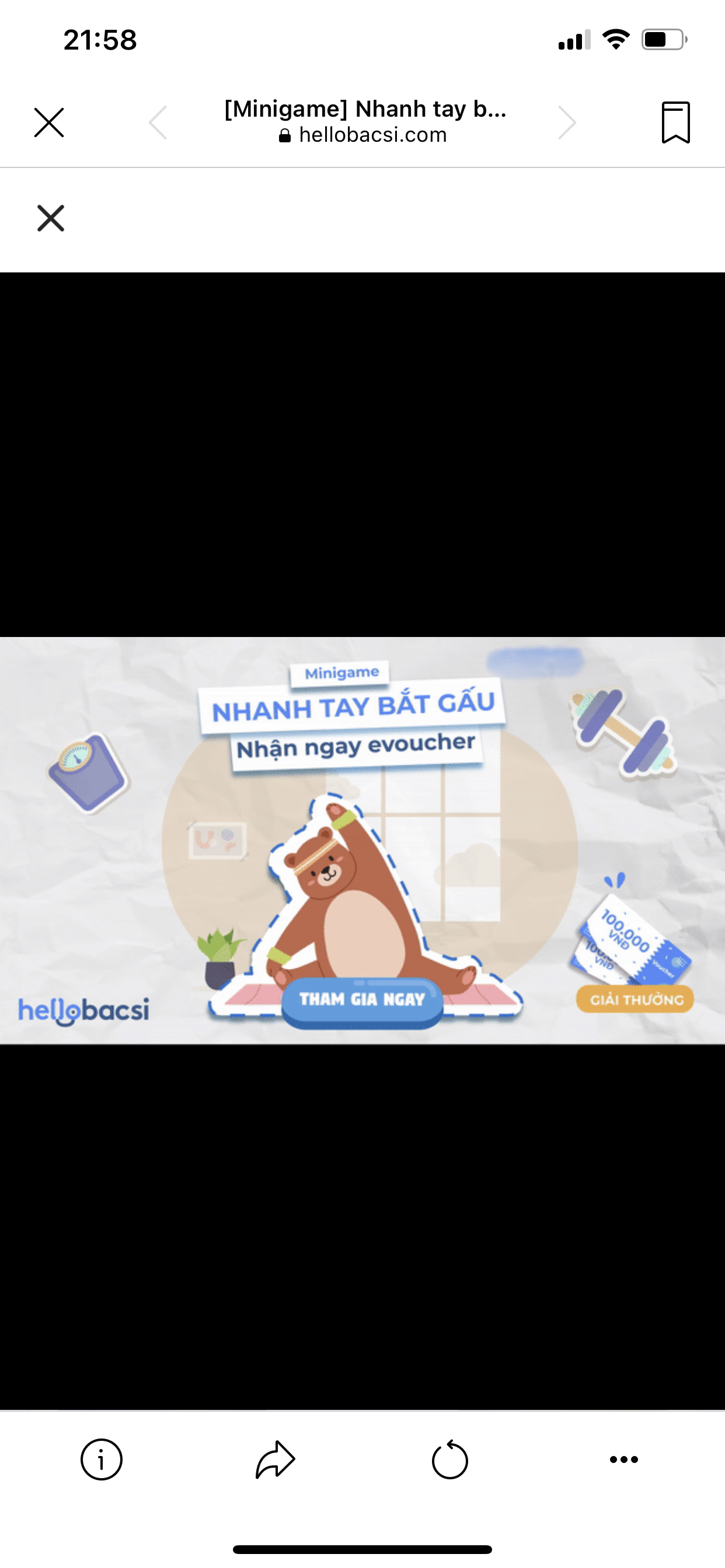  [Minigame] Nhanh tay bắt gấu - Nhận ngay voucher