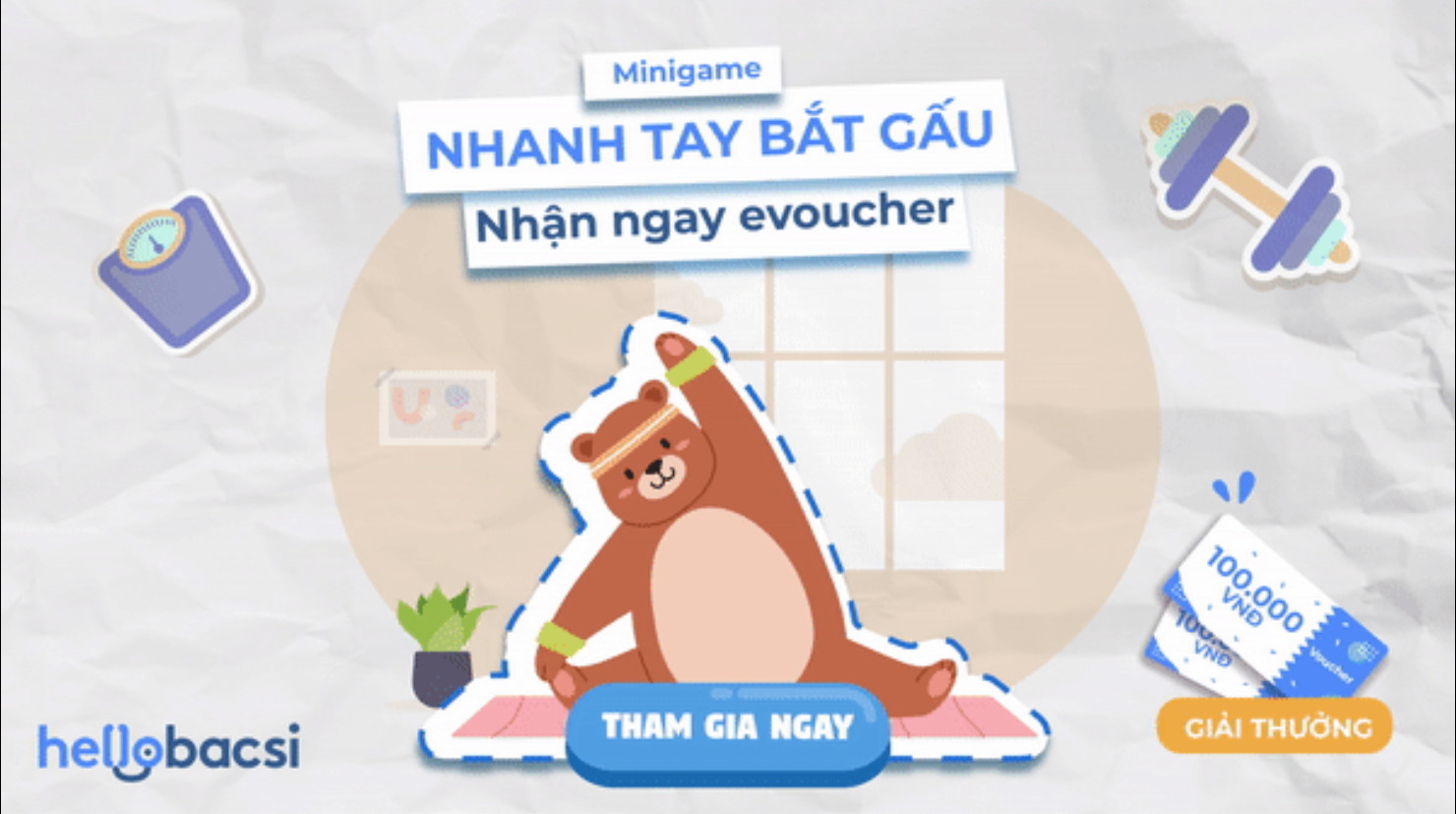  [Minigame] Nhanh tay bắt gấu - Nhận ngay voucher