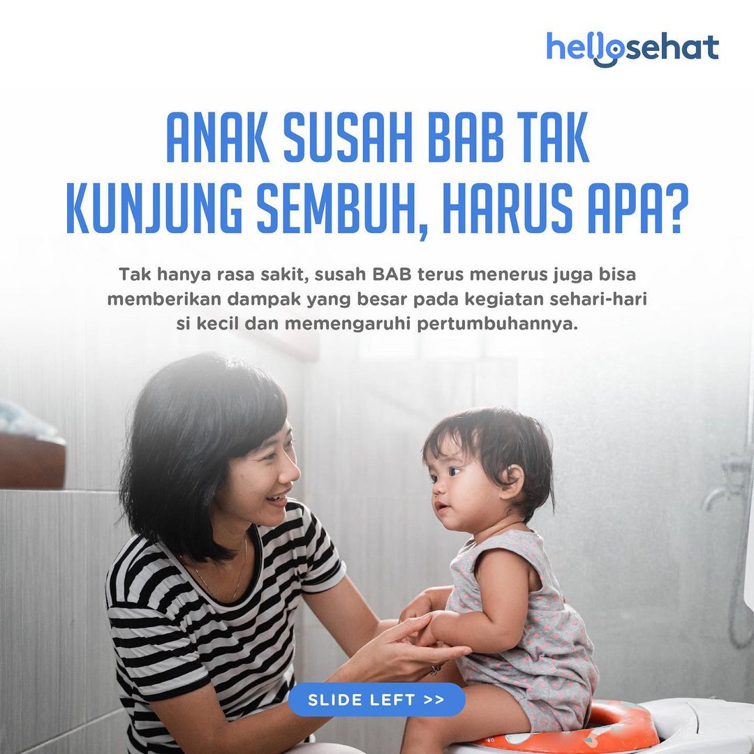 Anak Susah BAB Tak Kunjung Sembuh, Harus Apa?