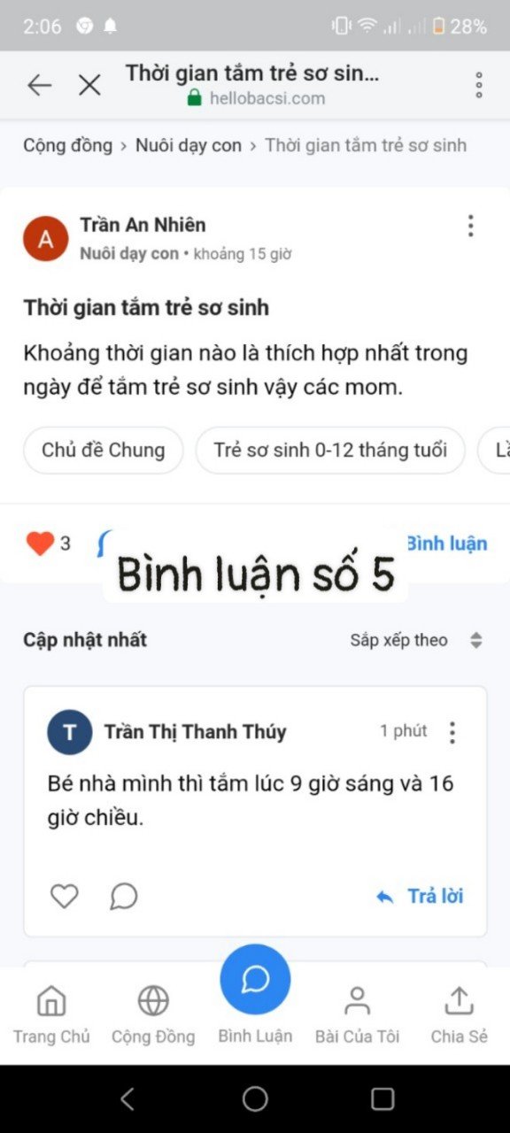 Trở thành thành viên tích cực nhất tháng của cộng đồng Nuôi dạy con Hello Bacsi 