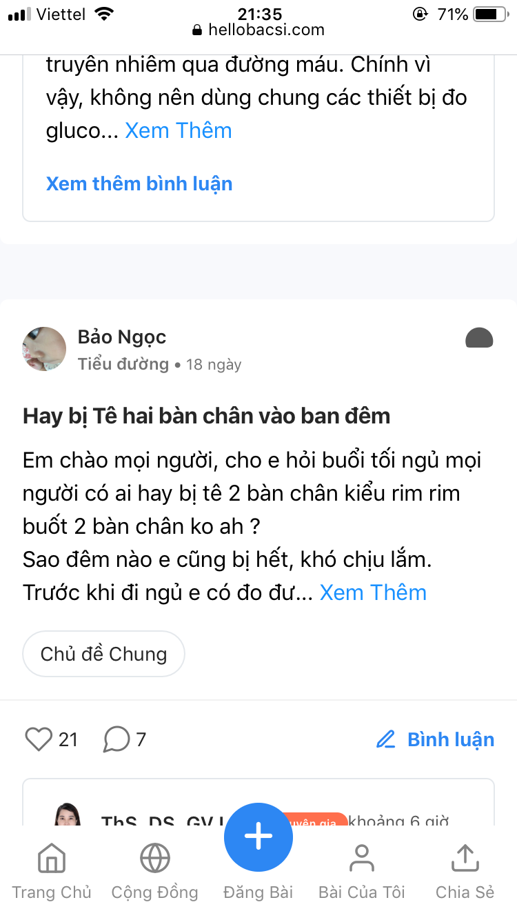 Trở thành thành viên tích cực nhất tháng của cộng đồng Tiểu đường Hello Bacsi