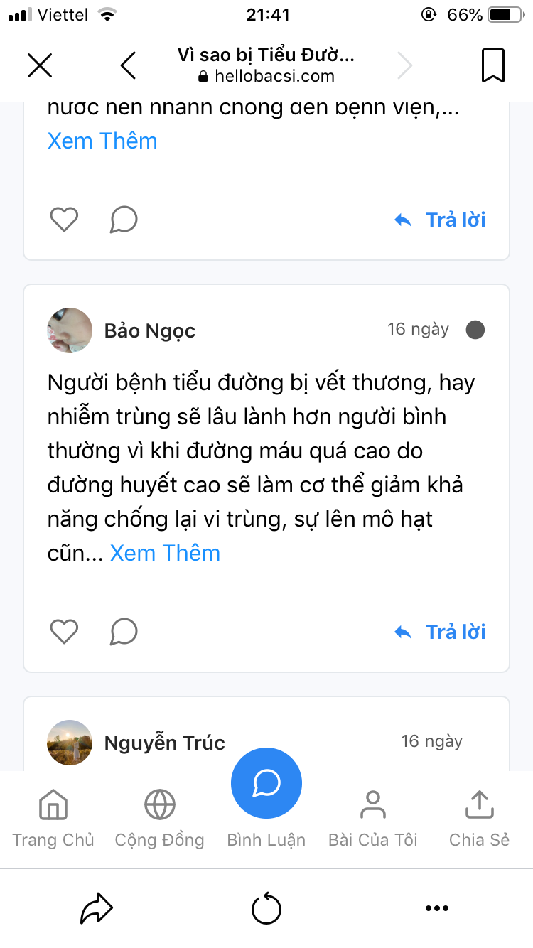 Trở thành thành viên tích cực nhất tháng của cộng đồng Tiểu đường Hello Bacsi