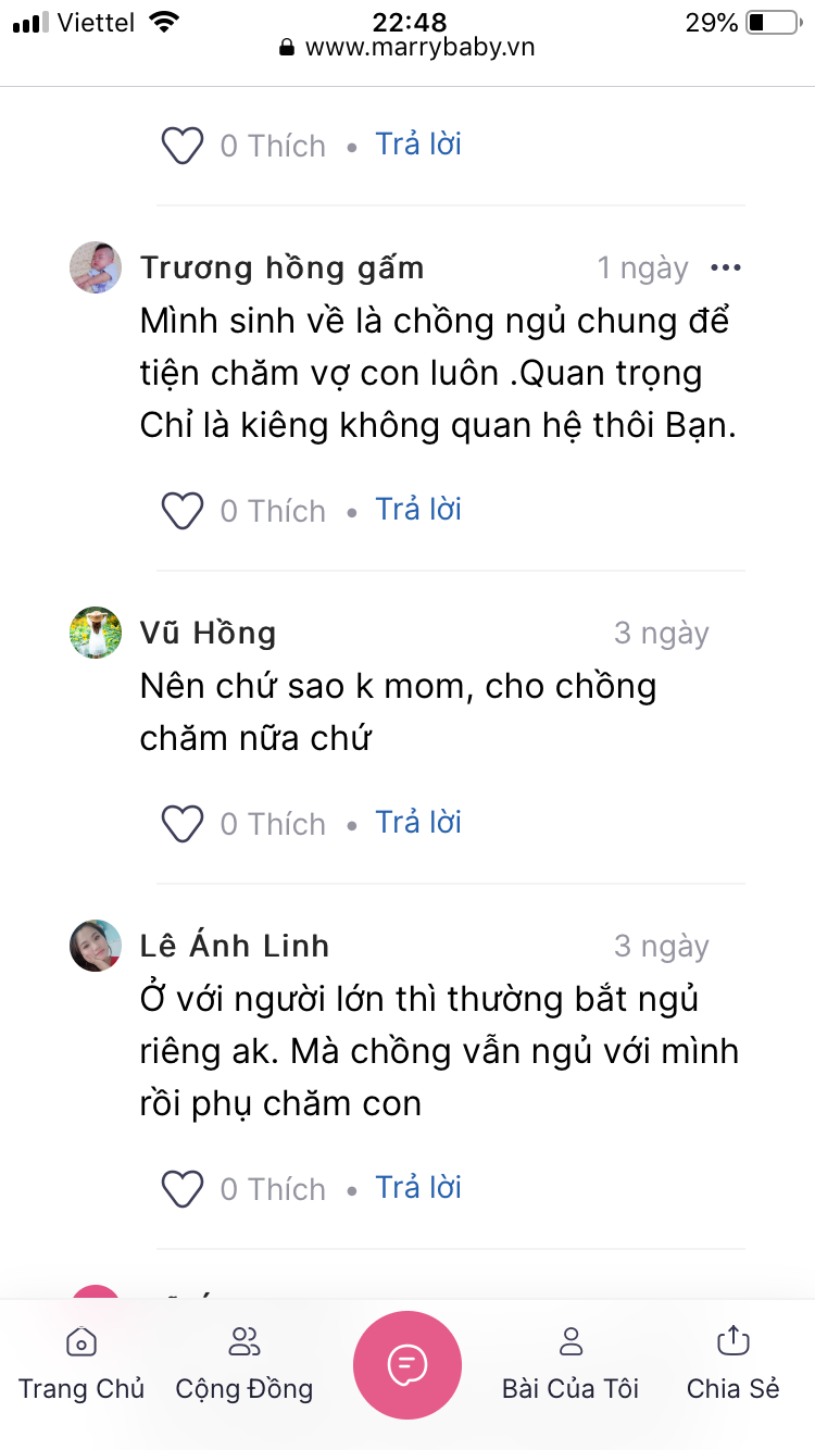 TRỞ THÀNH THÀNH VIÊN TÍCH CỰC NHẤT THÁNG CỦA CỘNG ĐỒNG CHĂM SÓC MẸ SAU SINH MARRYBABY