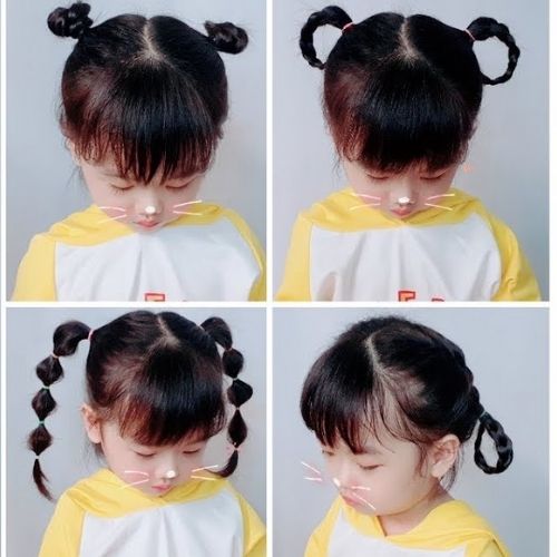 Các kiểu buộc tóc đẹp cho bé gái