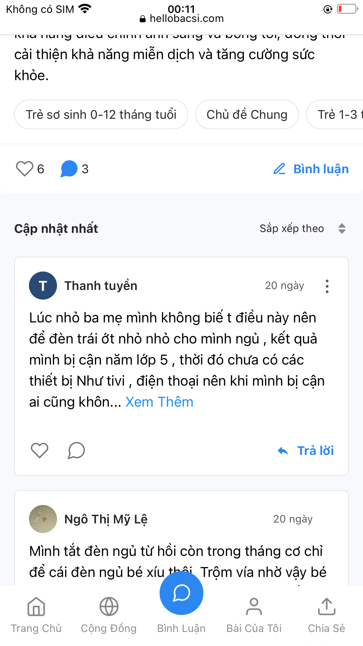 Trở thành thành viên tích cực nhất tháng của cộng đồng Nuôi dạy con Hello Bacsi