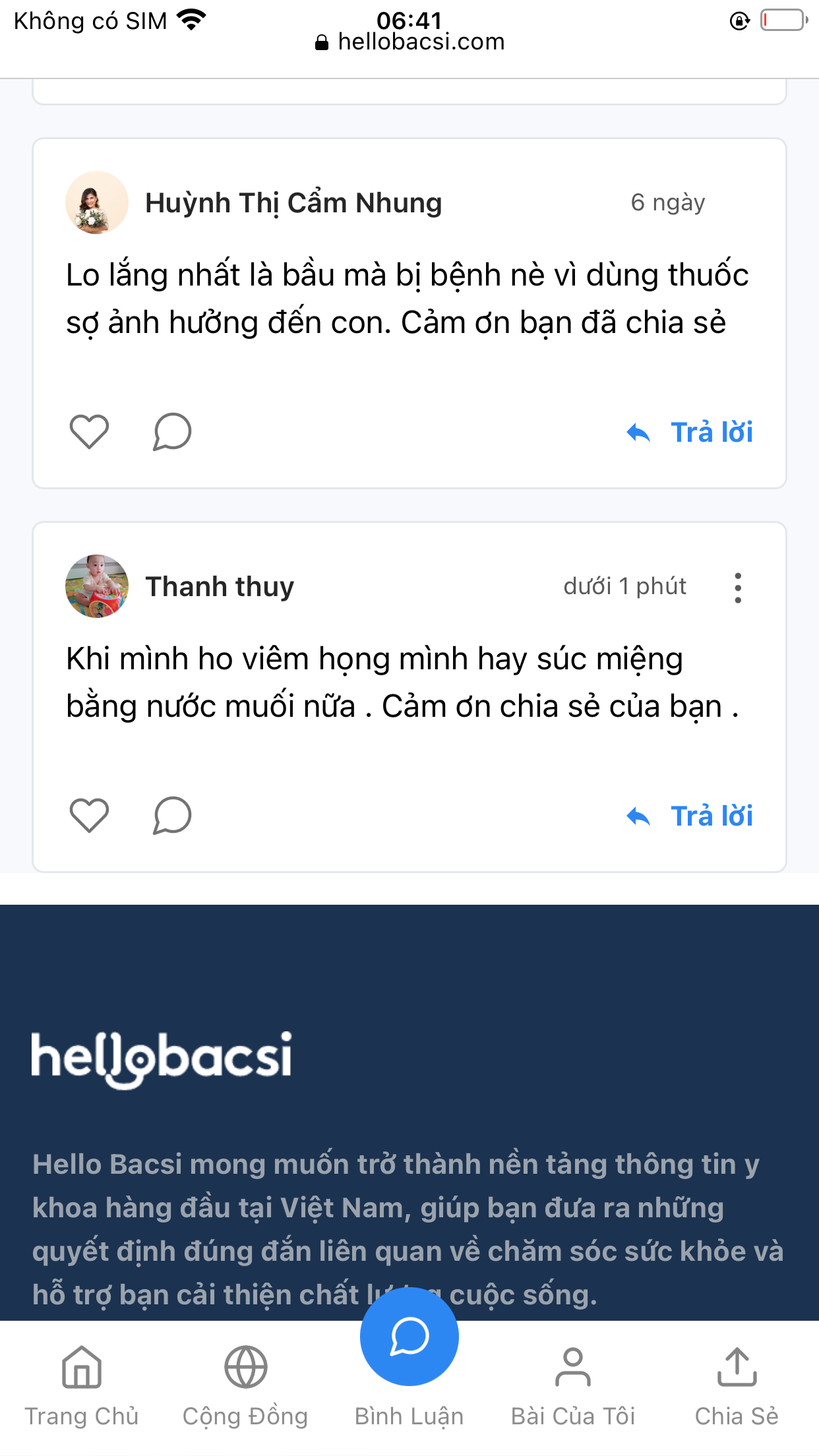 Trở thành thành viên tích cực nhất tháng của cộng đồng Mang thai Hello Bacsi