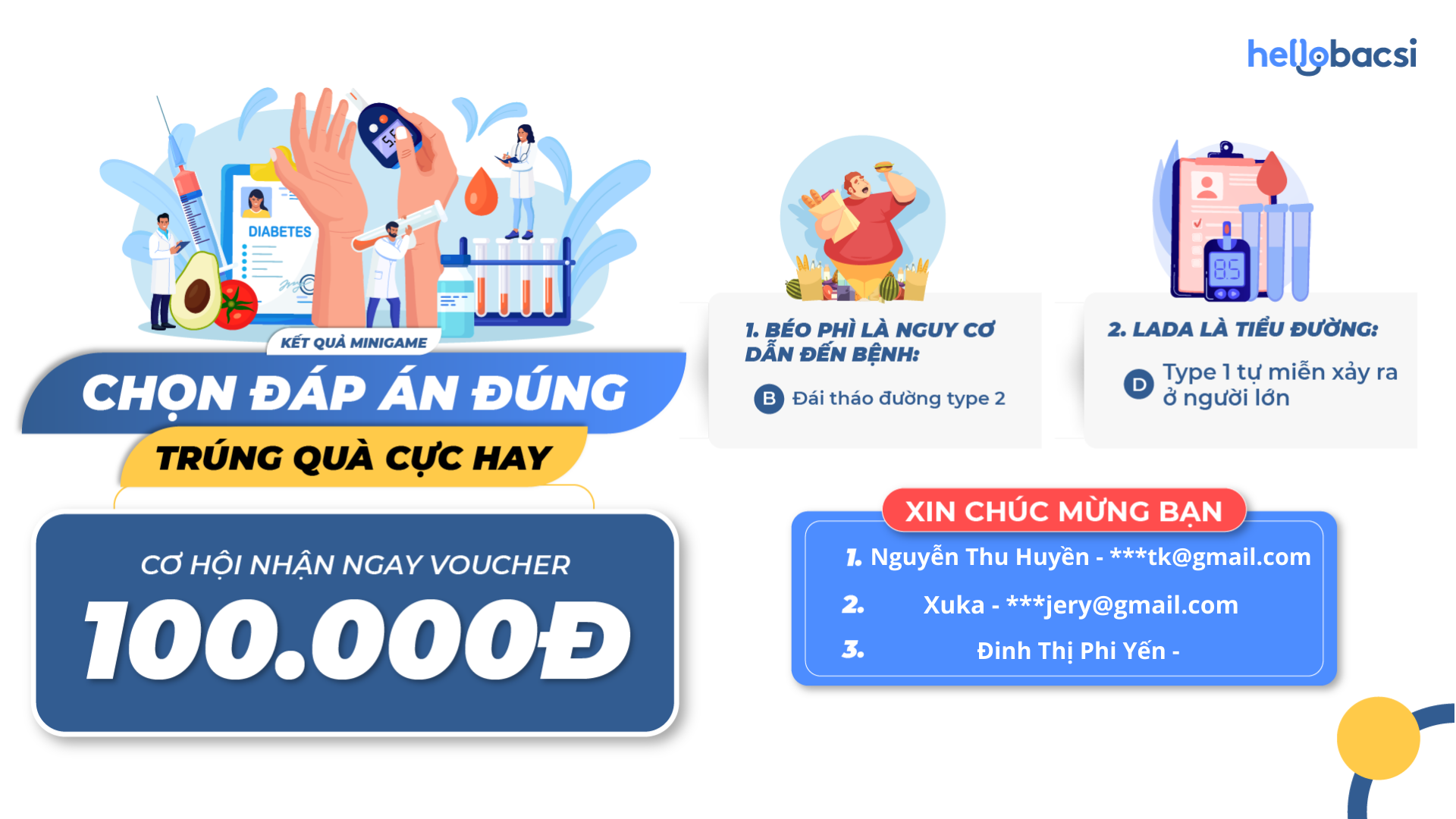 Kết quả mini game “CHỌN ĐÁP ÁN ĐÚNG - TRÚNG QUÀ CỰC HAY”  