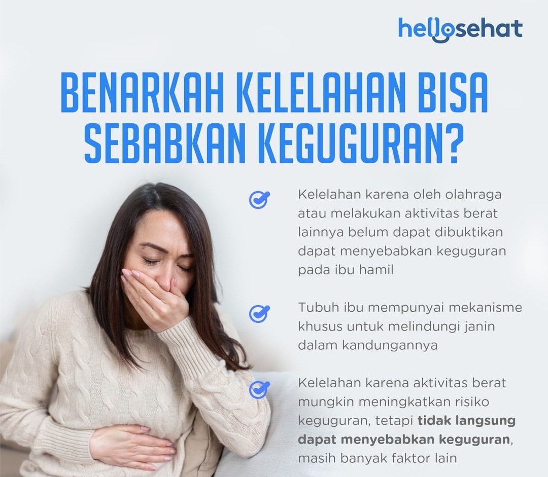 Mungkinkah Kelelahan Bisa Sebabkan Keguguran?