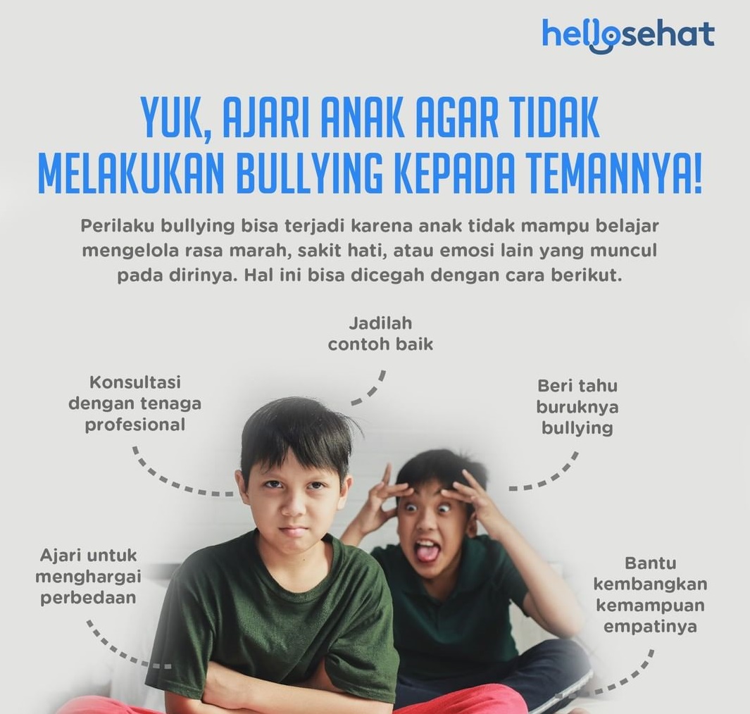 Ajari Anak Agar Tidak Melakukan Bullying Kepada Temannya