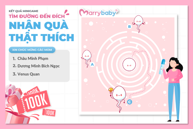 KẾT QUẢ MINIGAME “TÌM ĐƯỜNG ĐẾN ĐÍCH - NHẬN QUÀ THẬT THÍCH” 