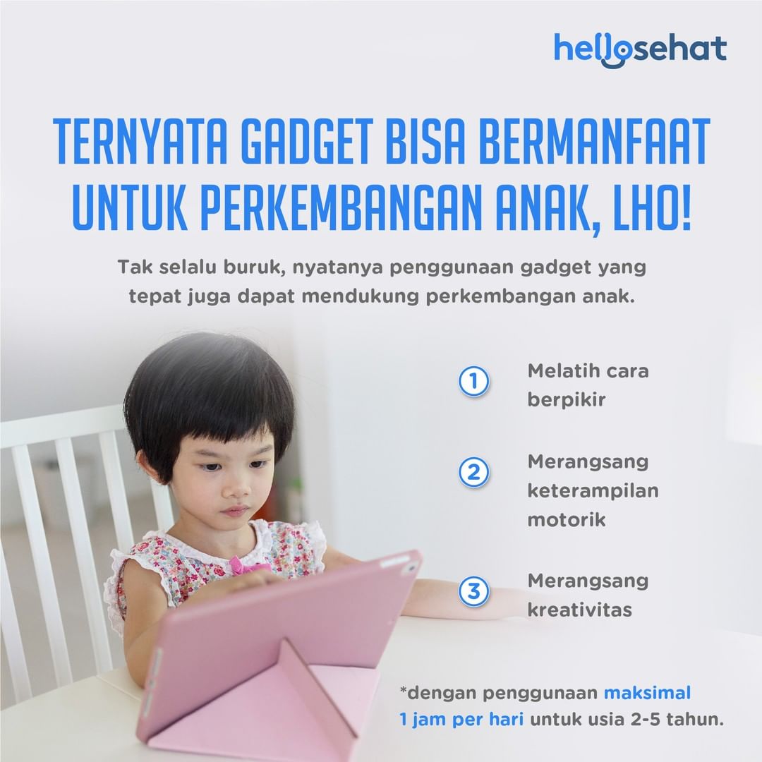 Ternyata Gadget Bisa Bermanfaat Untuk Perkembangan Anak, Lho!