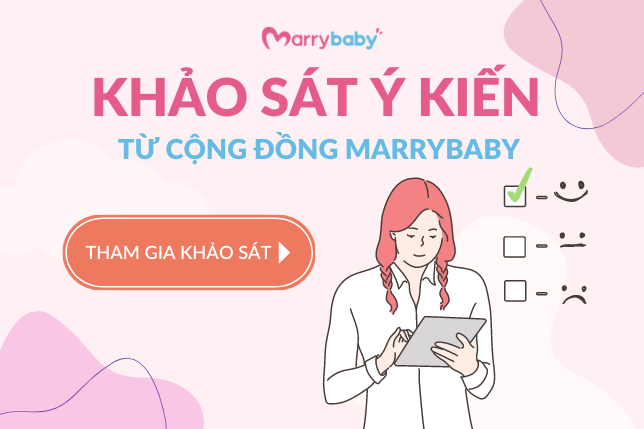 Khảo sát ý kiến từ Cộng đồng Chuẩn bị mang thai MarryBaby  