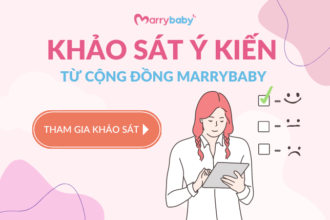 Khảo sát ý kiến từ Cộng đồng Mẹ bầu MarryBaby