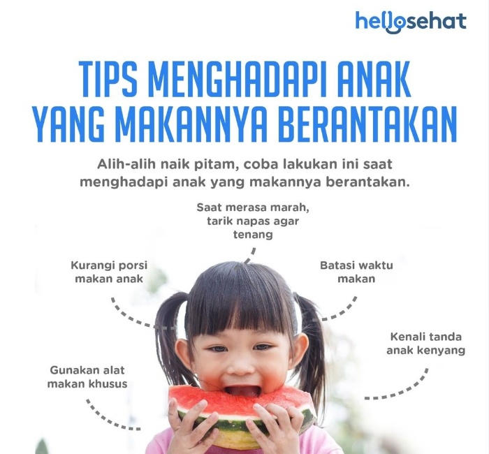 Tips Menghadapi Anak yang Makannya Berantakan