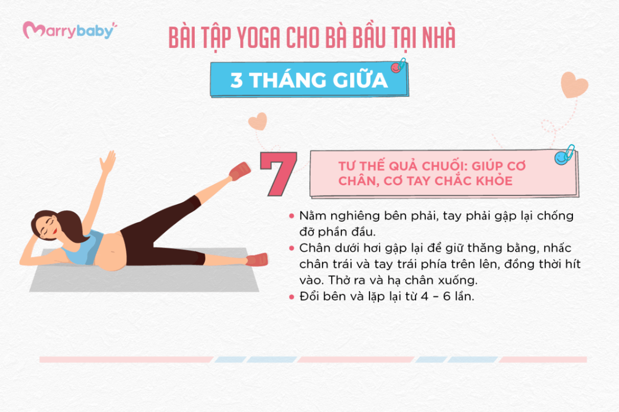 BÀI TẬP YOGA CHO BÀ BẦU TẠI NHÀ THEO TỪNG THÁNG - Các bài tập yoga cho mẹ bầu trong tam cá nguyệt thứ hai 