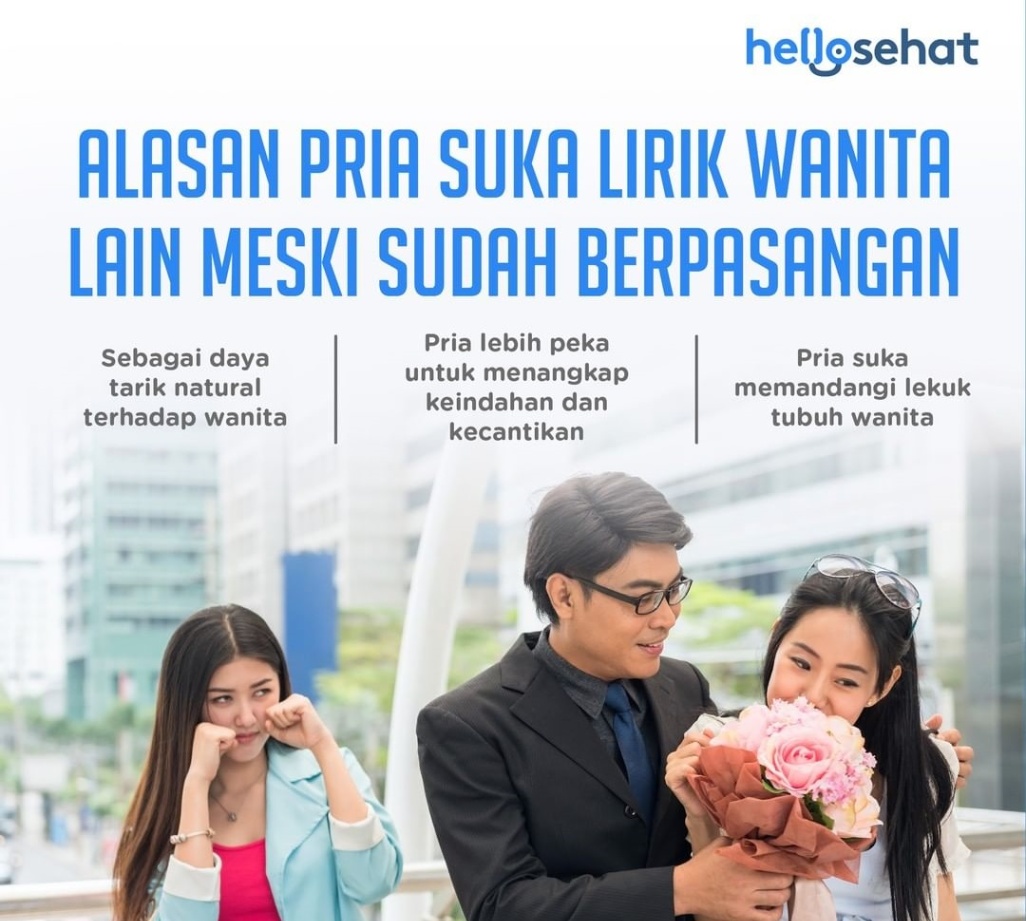 Alasan Pria Suka Lirik Wanita Lain Meski Sudah Berpasangan