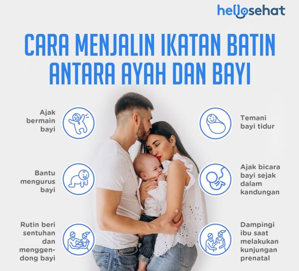 Menjalin Ikatan Batin antara Ayah dan Bayi