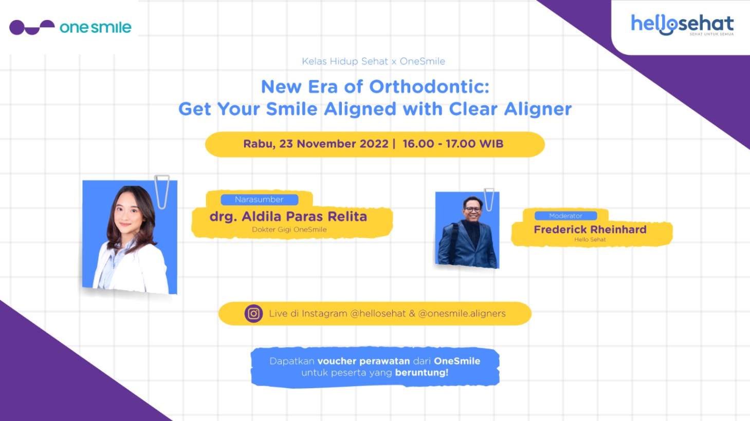 IG LIVE! New Era of Orthodontic: Get Your Smile Aligned with Clear Aligner