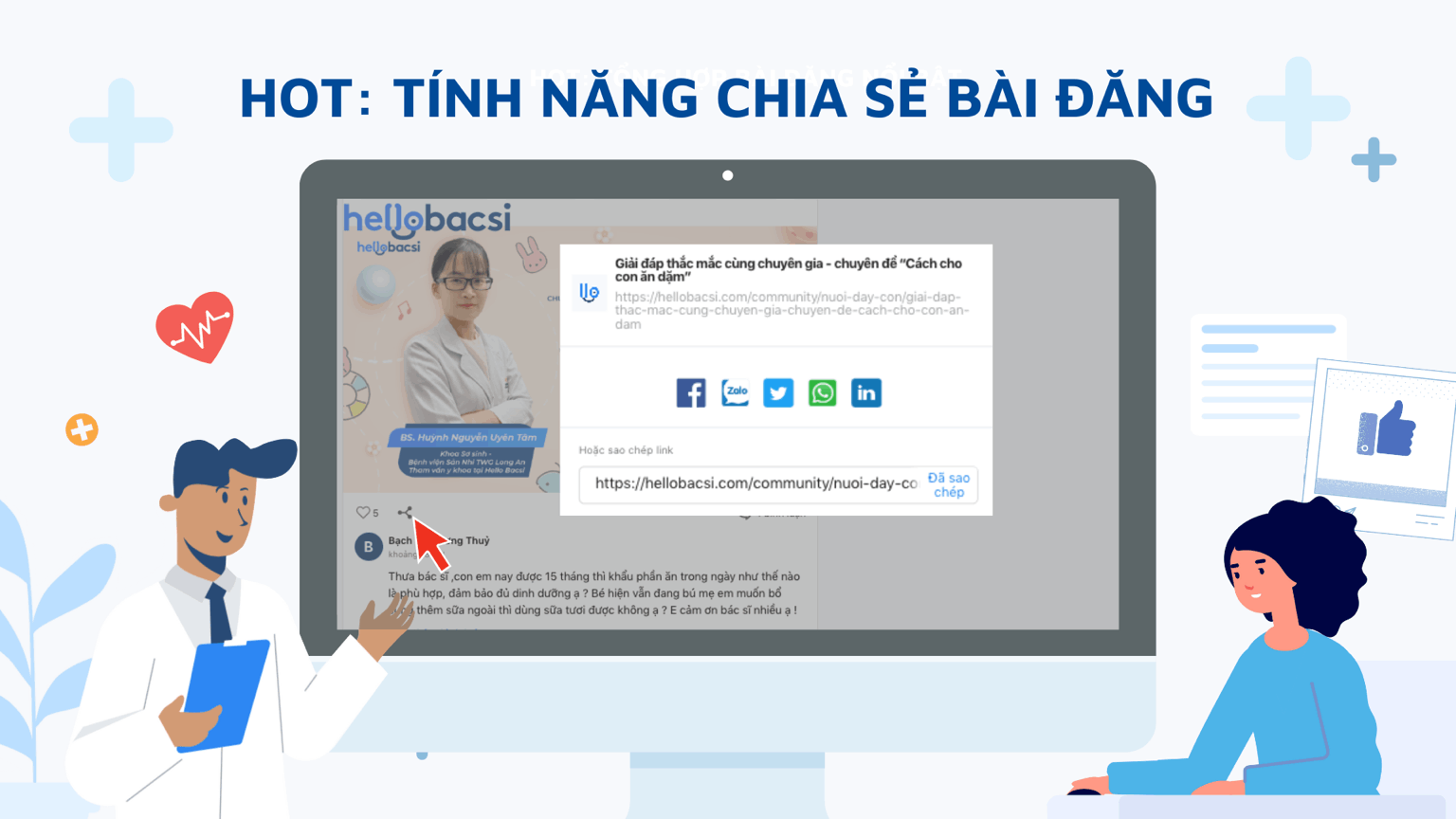 Trải nghiệm giao diện mới trên cộng đồng Hello Bacsi: Thân thiện, lạ mắt và tiện ích hơn 