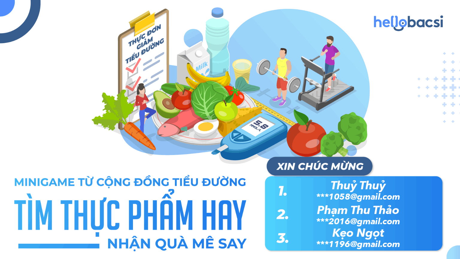 Kết quả mini game “Tìm thực phẩm hay - Nhận quà mê say” 