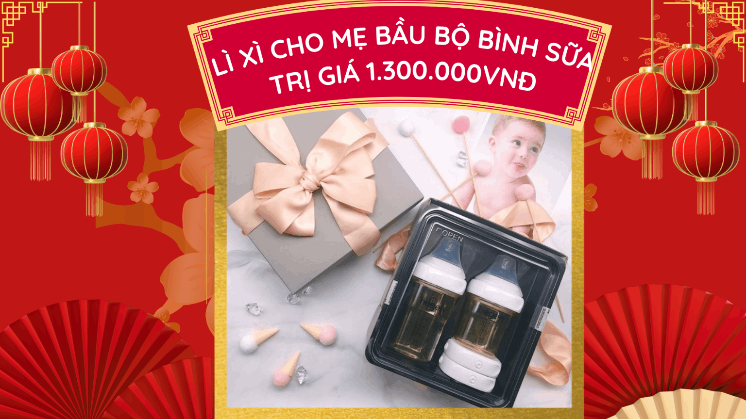 🎋 [QUÀ TẾT] TẶNG BÉ YÊU 03 BỘ BÌNH SỮA HEGEN XỊN XÒ TRỊ GIÁ - 1.300.000 VND 