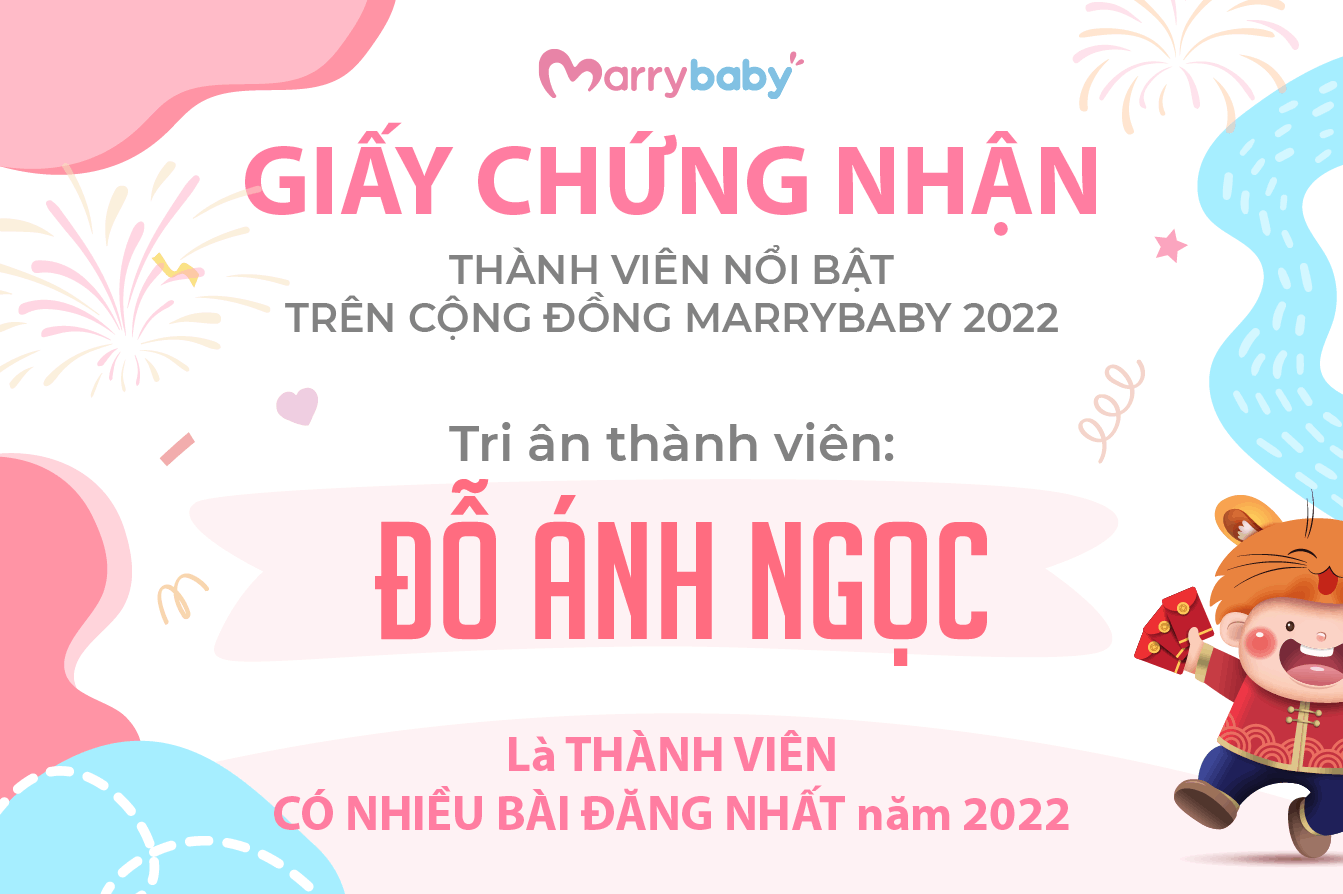 HOT HOT HOT!! Tri ân thành viên nổi bật trên Cộng đồng MARRYBABY 2022