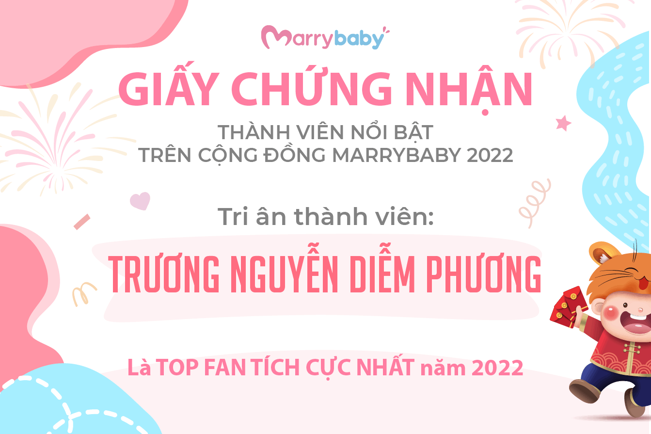 HOT HOT HOT!! Tri ân thành viên nổi bật trên Cộng đồng MARRYBABY 2022