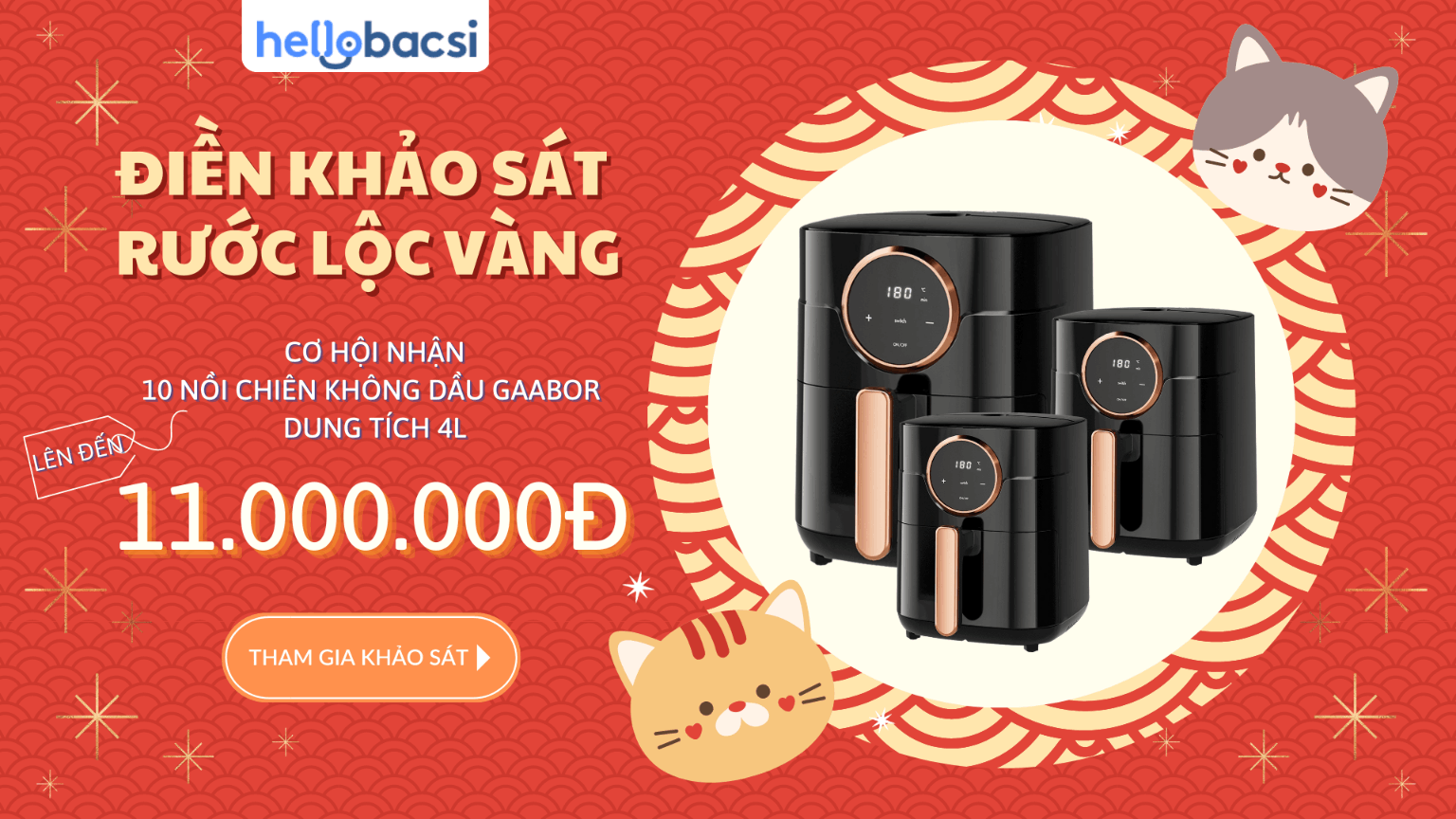 ⚡⚡⚡[QUÀ TẶNG CHẤN ĐỘNG] 10 NỒI CHIÊN KHÔNG DẦU TỔNG TRỊ GIÁ 11.000.000 VND SẮP RƠI TRÚNG BẠN RỒI!!!!!💥💥