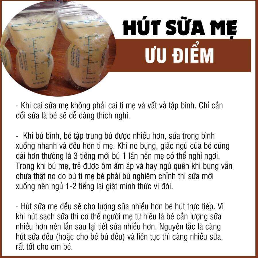 Combo cho các mẹ tìm hiểu về cách vắt, trữ sữa cho con nha ! 