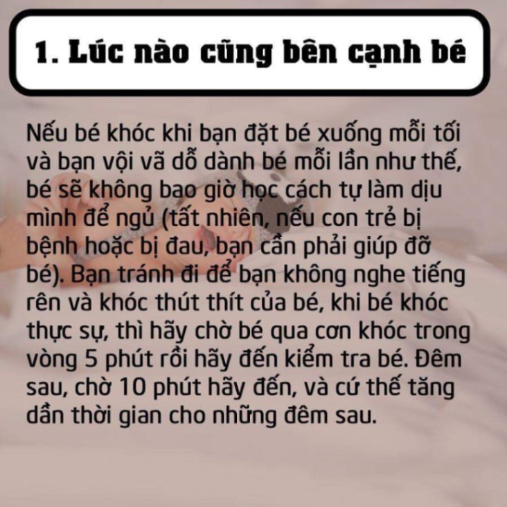 6 lỗi điển hình các mẹ thường mắc phải khi cho bé ngủ 