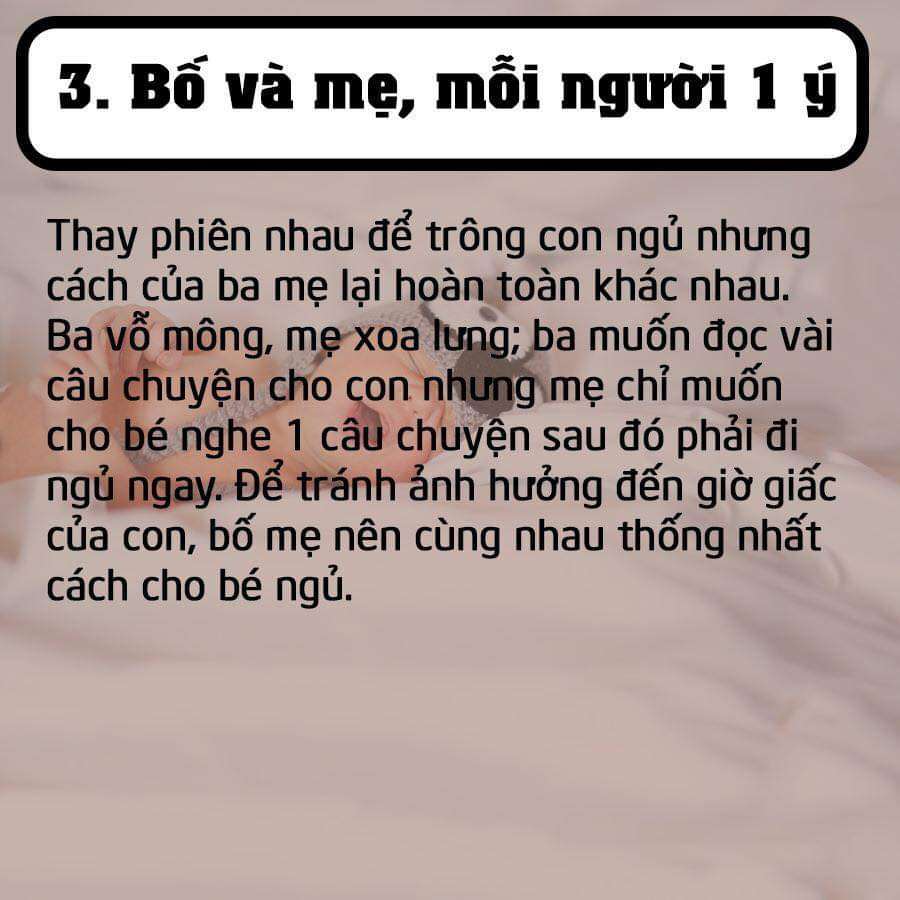 6 lỗi điển hình các mẹ thường mắc phải khi cho bé ngủ 