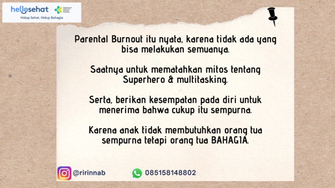 Kulwap Parental Burnout bersama Mba Ririn