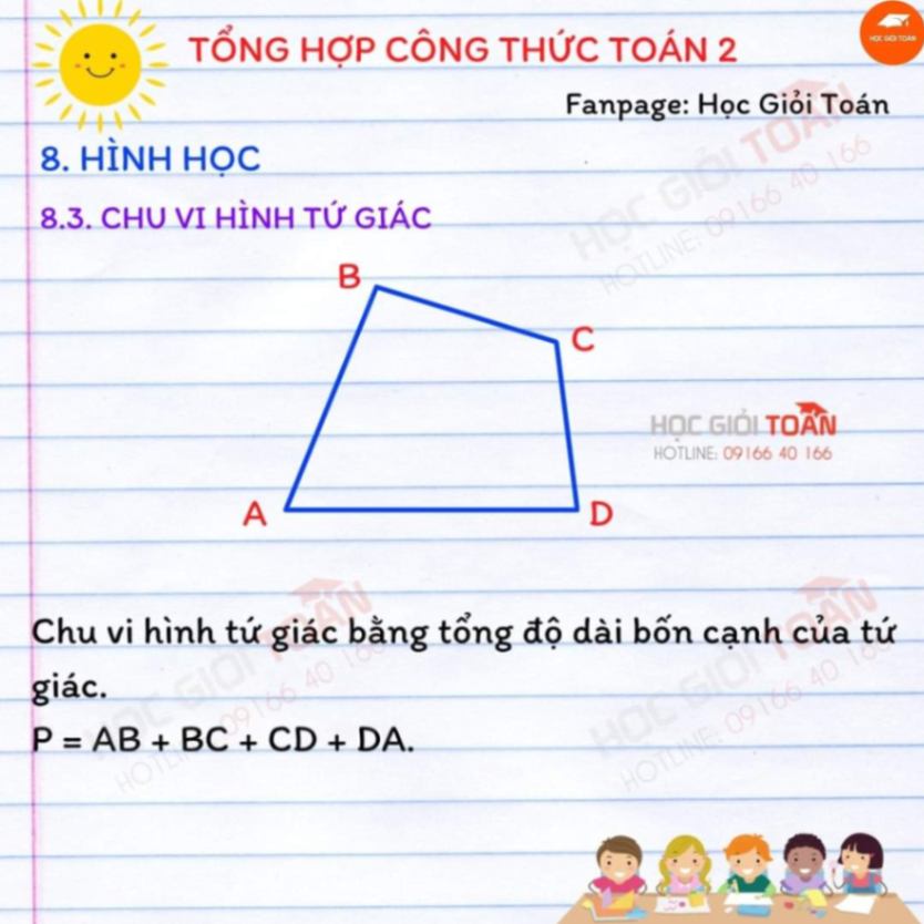 TRỌN BỘ CÔNG THỨC TOÁN TRỌNG TÂM LỚP 2- Con phải nắm chắc làm nền tảng cho các lớp sau -Bố mẹ chia sẻ về học cùng con nh