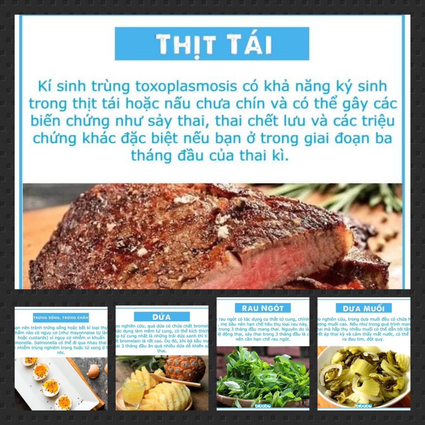 Top món ăn mẹ bầu cần tránh 