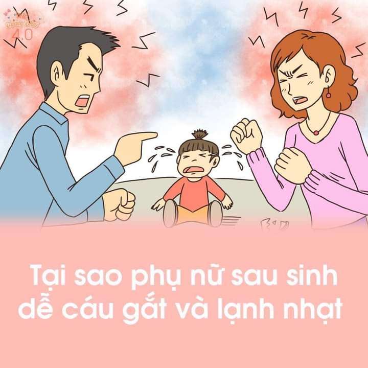 Tại sao phụ nữ sau sinh dễ cáu gắt và lạnh nhạt