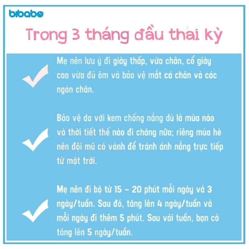 Đi bộ khi mang thai 