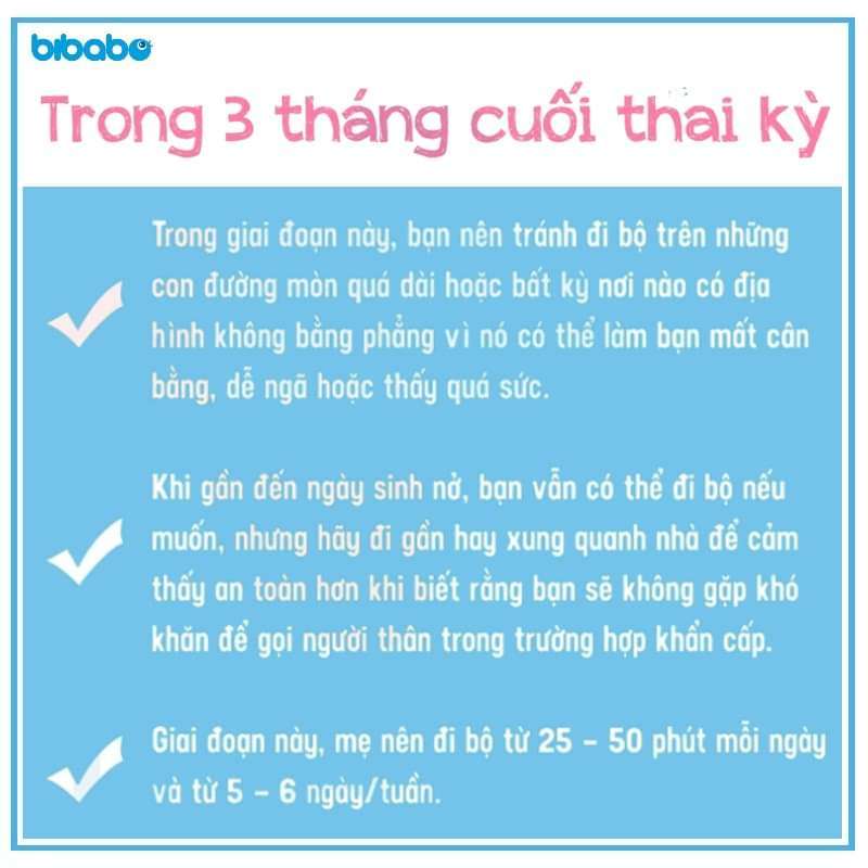 Đi bộ khi mang thai 