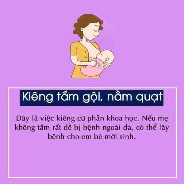 🆘 Những sai lầm về việc kiêng cữ sau sinh mà rất nhiều mẹ bỉm sữa mắc phải, hoặc bị " bắt buộc " 