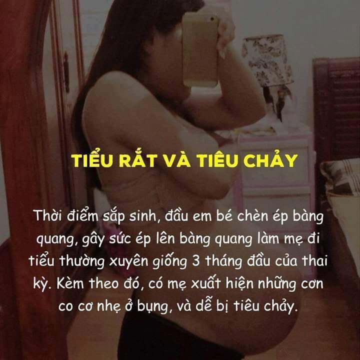 [CÁC DẤU HIỆU SẮP SINH CỦA MẸ BẦU] 