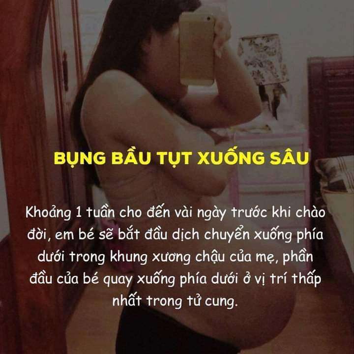 [CÁC DẤU HIỆU SẮP SINH CỦA MẸ BẦU] 