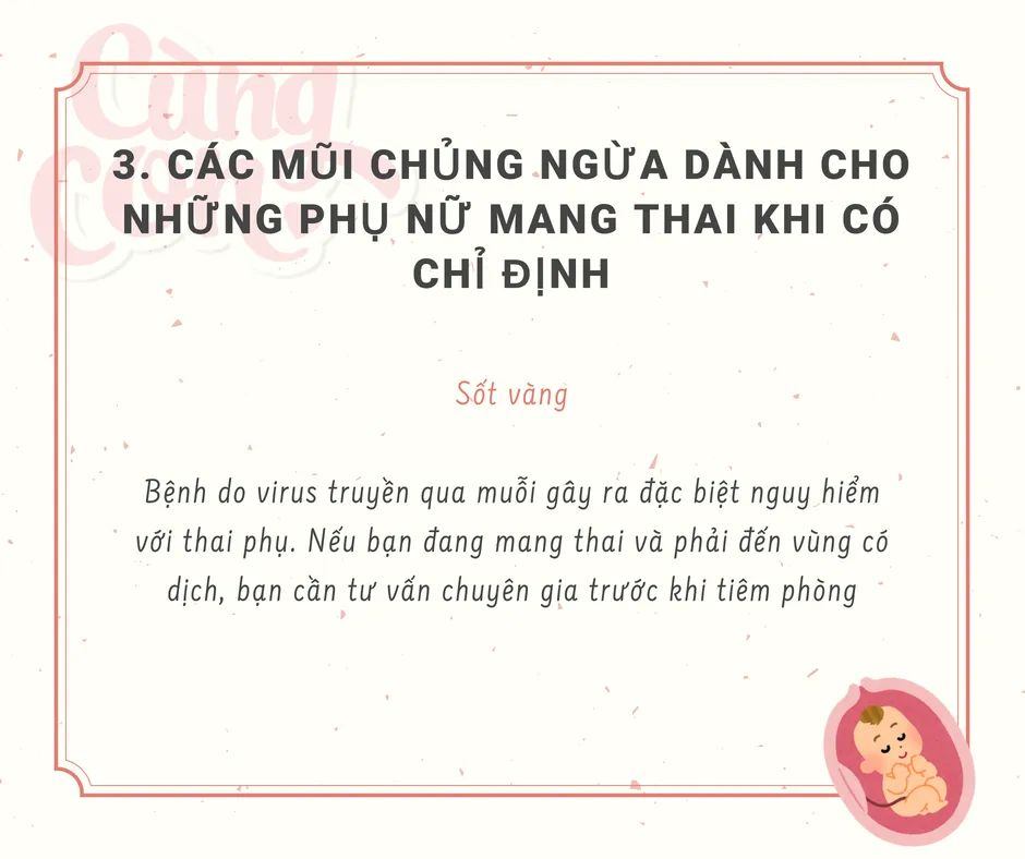 Mẹ bầu tiêm phòng