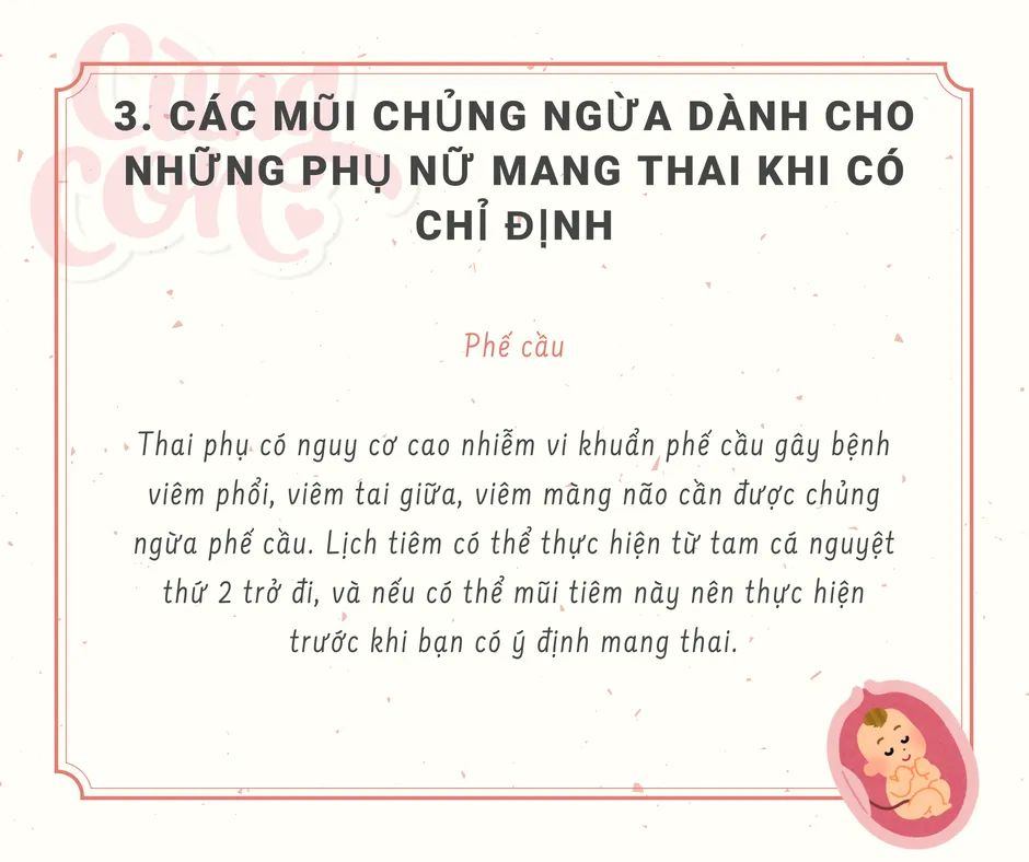 Mẹ bầu tiêm phòng