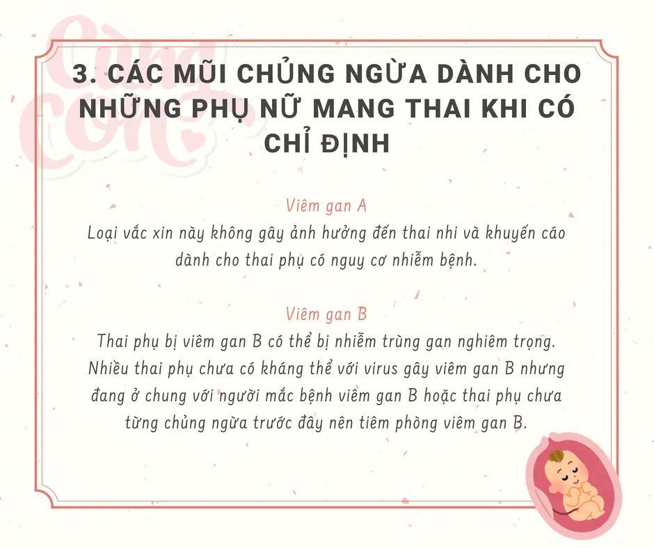 Mẹ bầu tiêm phòng