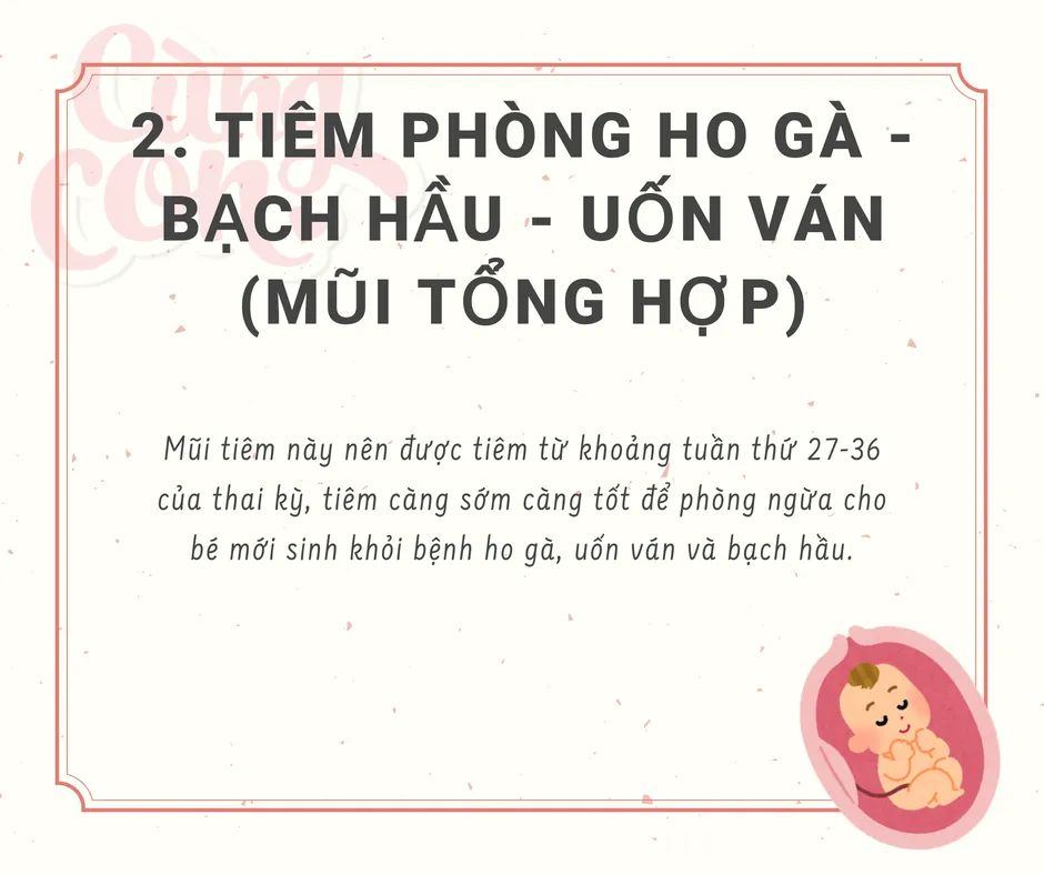 Mẹ bầu tiêm phòng