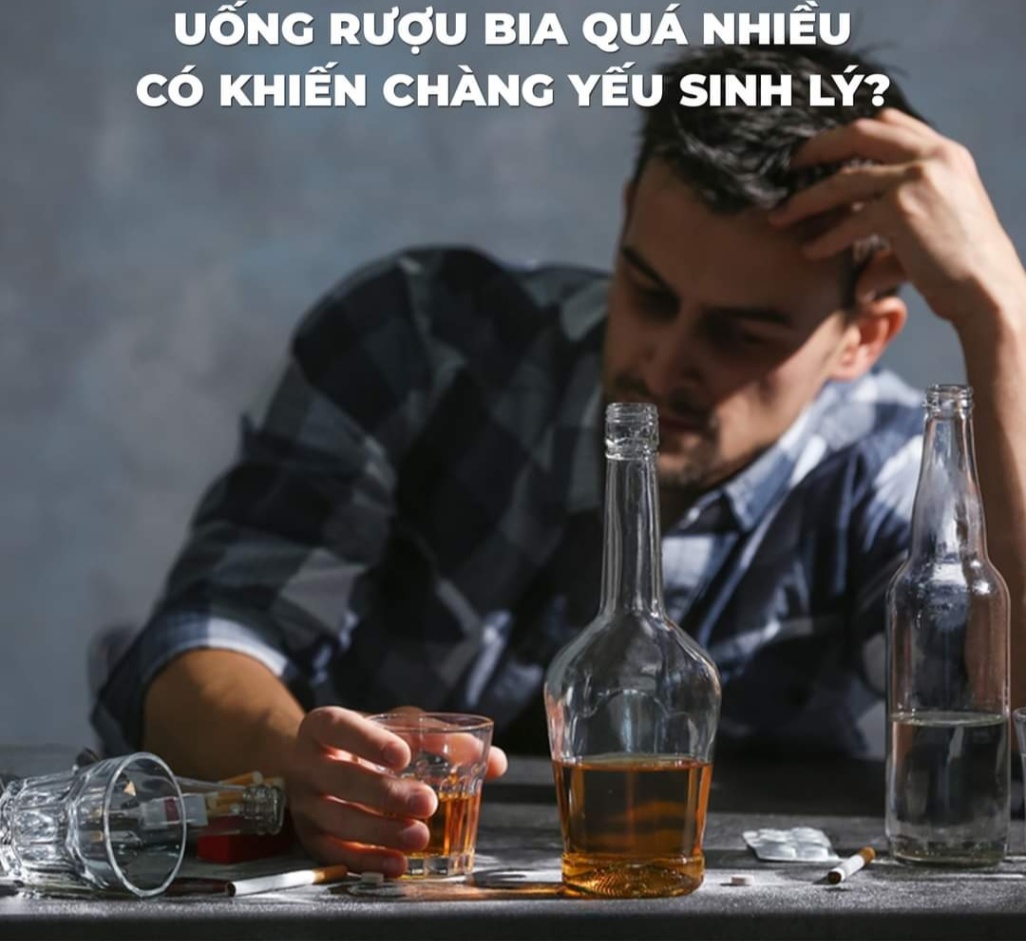 TÁC HẠI CỦA RƯỢU BIA ĐỐI VỚI SINH LÝ NAM GIỚI