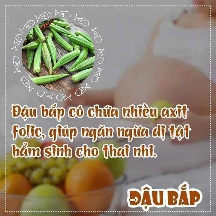 Mẹ bầu 3 tháng đầu nên chăm ăn để cung cấp đủ acid folic cho thai nhi. 3 tháng đầu mẹ cần acid folic để ngừa dị tật thai