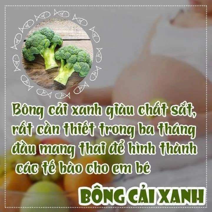 Mẹ bầu 3 tháng đầu nên chăm ăn để cung cấp đủ acid folic cho thai nhi. 3 tháng đầu mẹ cần acid folic để ngừa dị tật thai