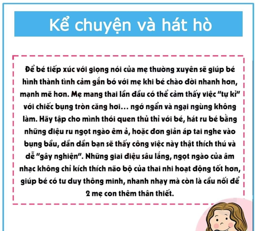 🔔 🔔 🔔 MÁCH MẸ BẦU CÁCH CHƠI VỚI THAI NHI ĐỂ BÉ THÔNG MINH